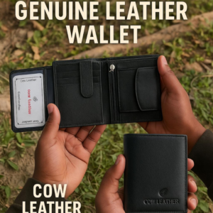 ১০০% জেনুইন গরুর চামড়ার মানিব্যাগ